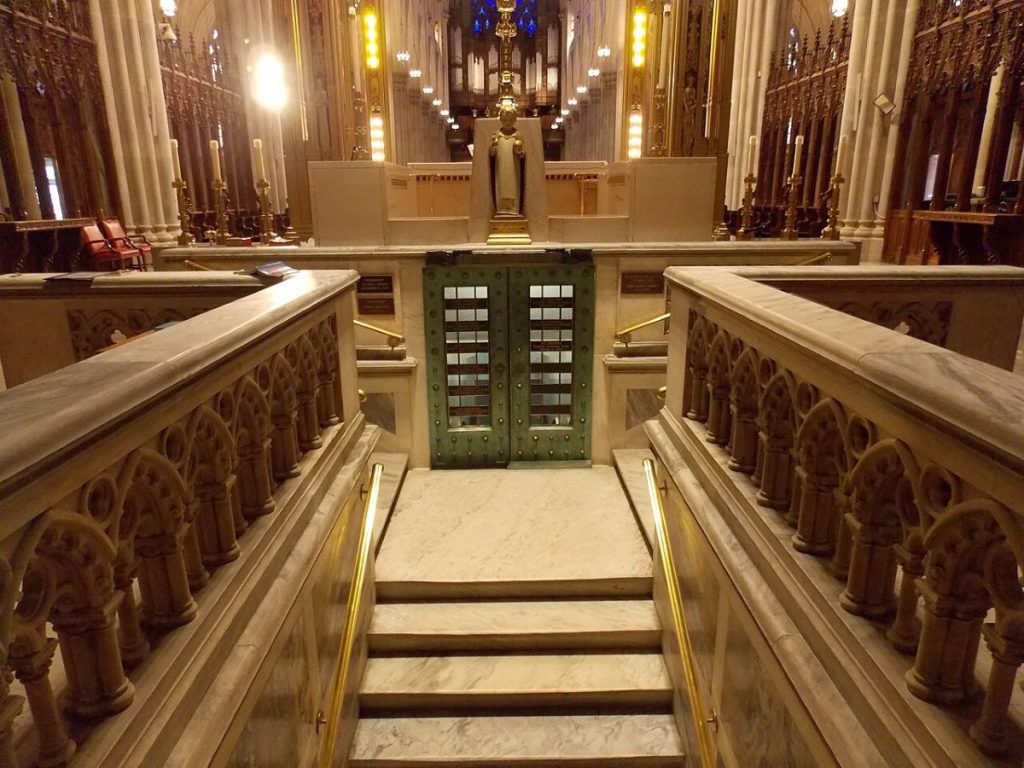 A crypt at St. Patrick's Cathedral 