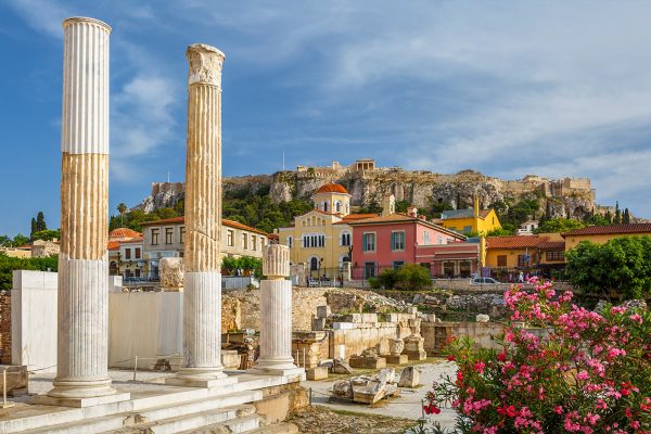 Columns in Athens, Greece