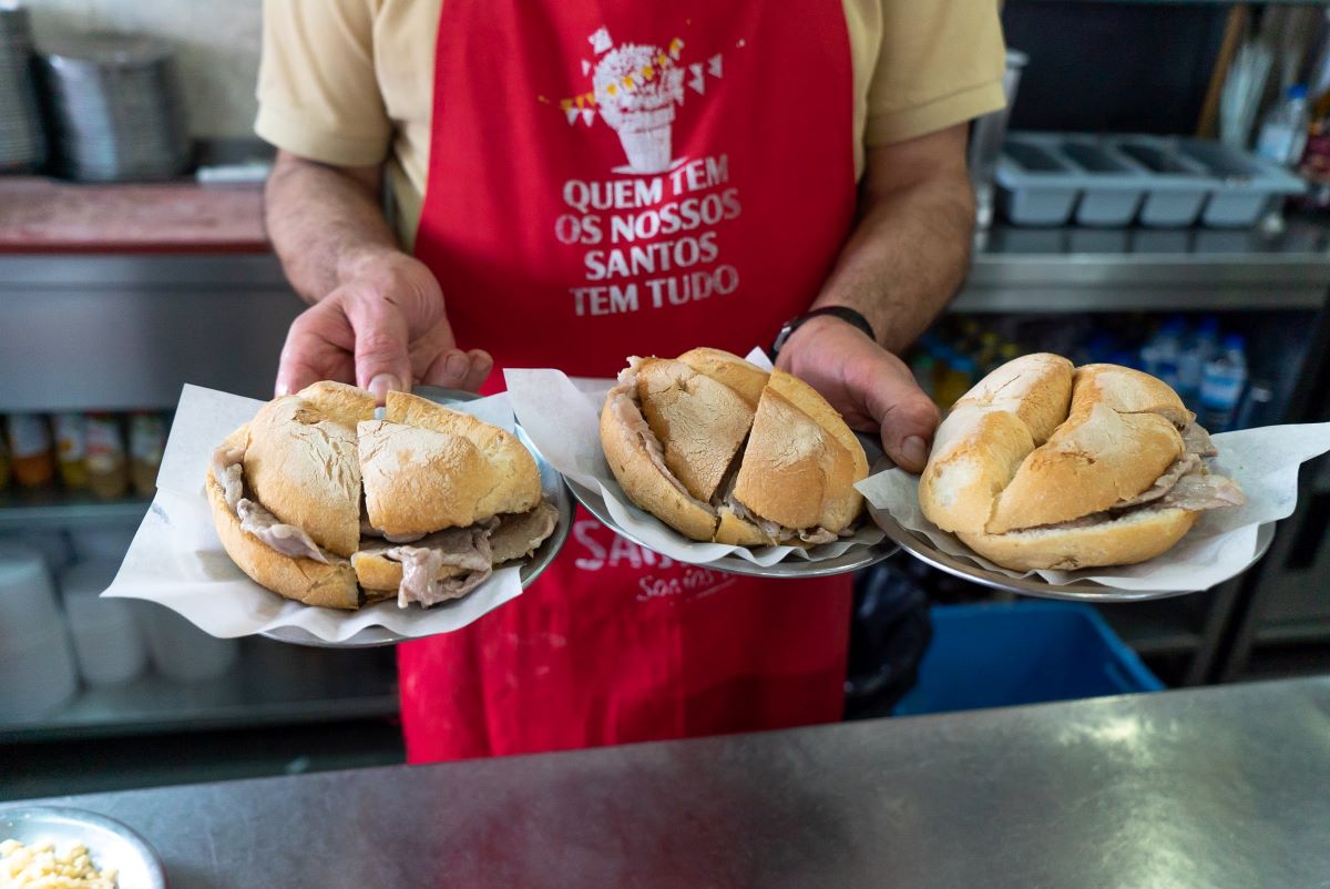 Bifanas - The Most Popular Sandwich in Portugal.