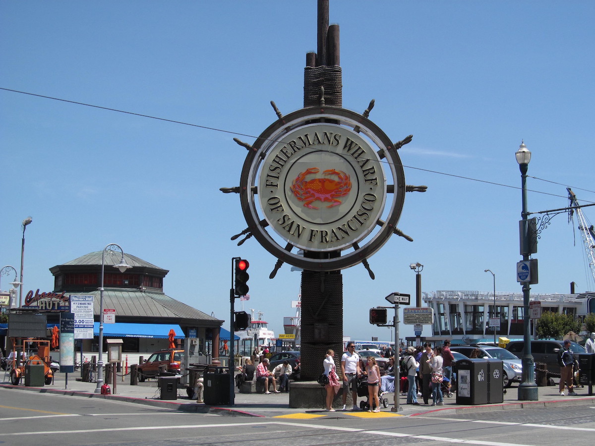 Fisherman's Wharf sign, San Francisco