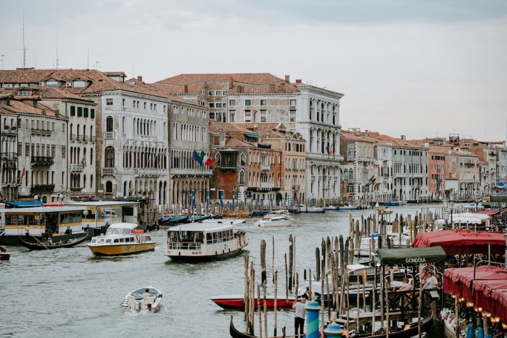 Venice public transport is varied and different