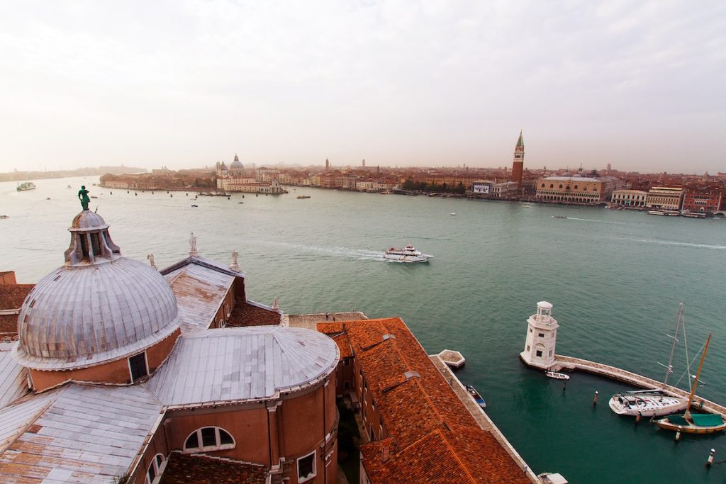 Aerial view of Venice