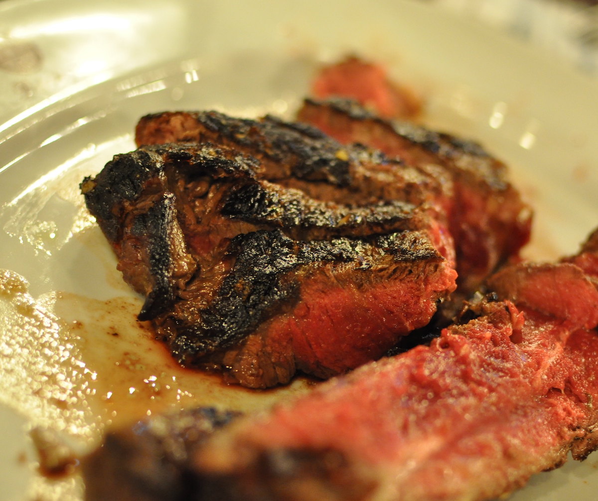 Ribeye steak in San Sebastián