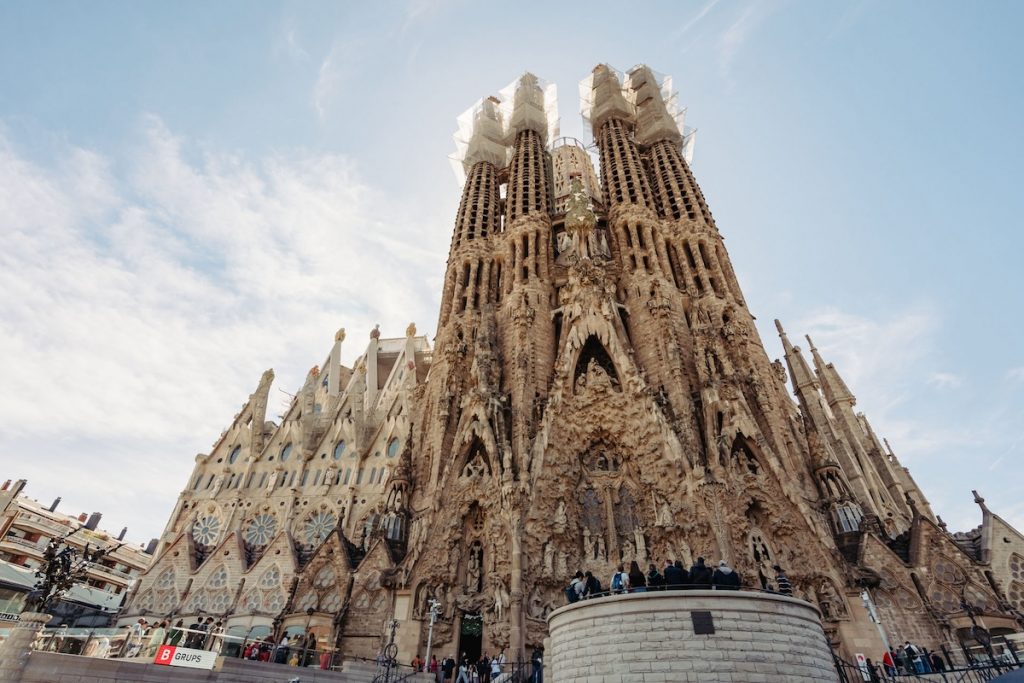 sagrada familia in barcelona