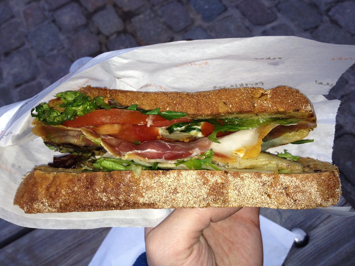 Zingara Italian Sandwich on Ischia