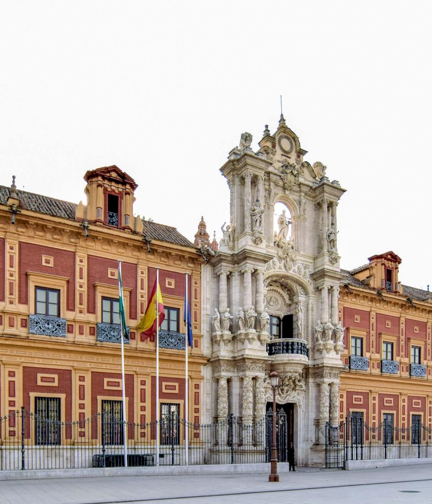 Palacio San Telmo in Seville, Spain. 
