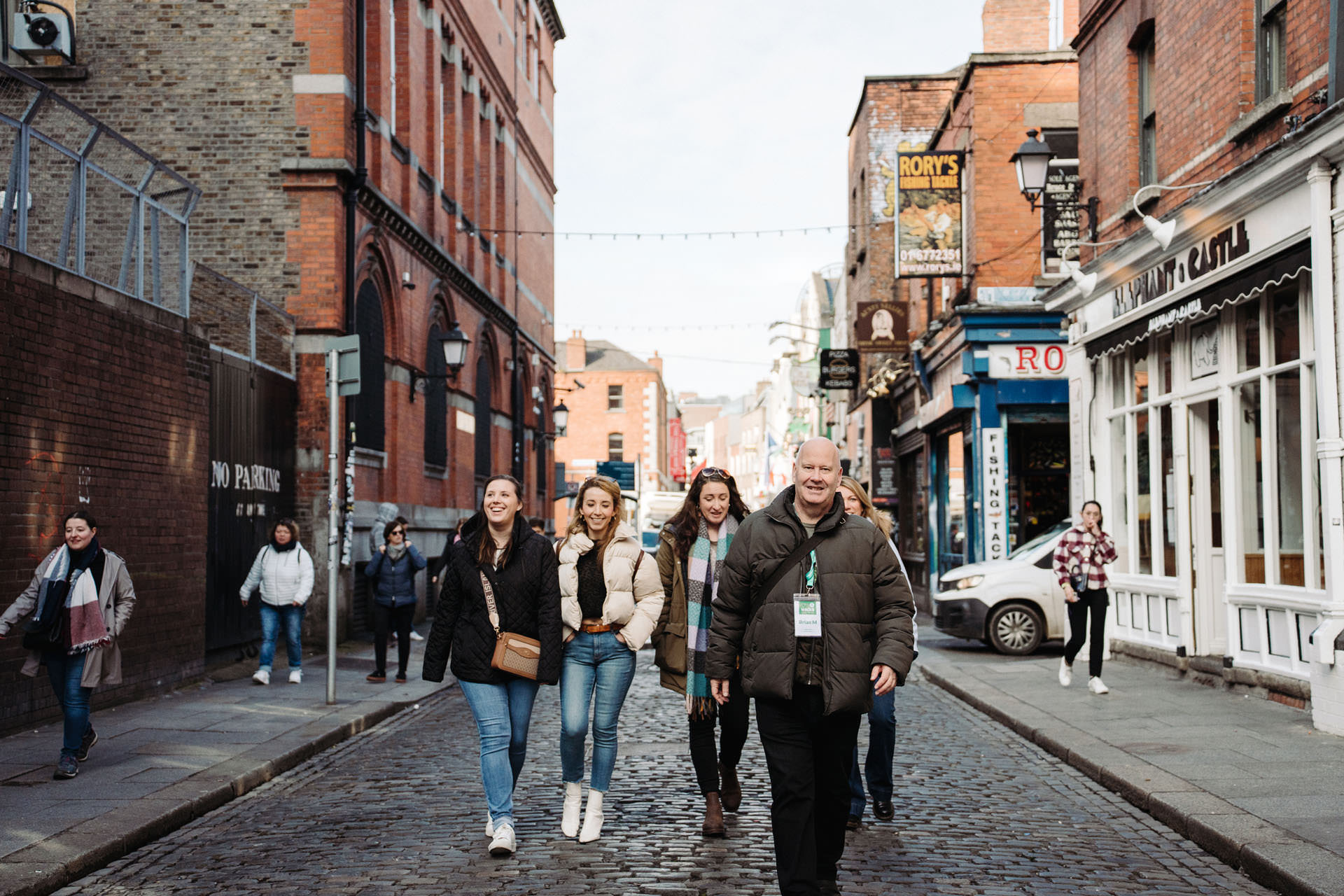 Tour walking in Dublin