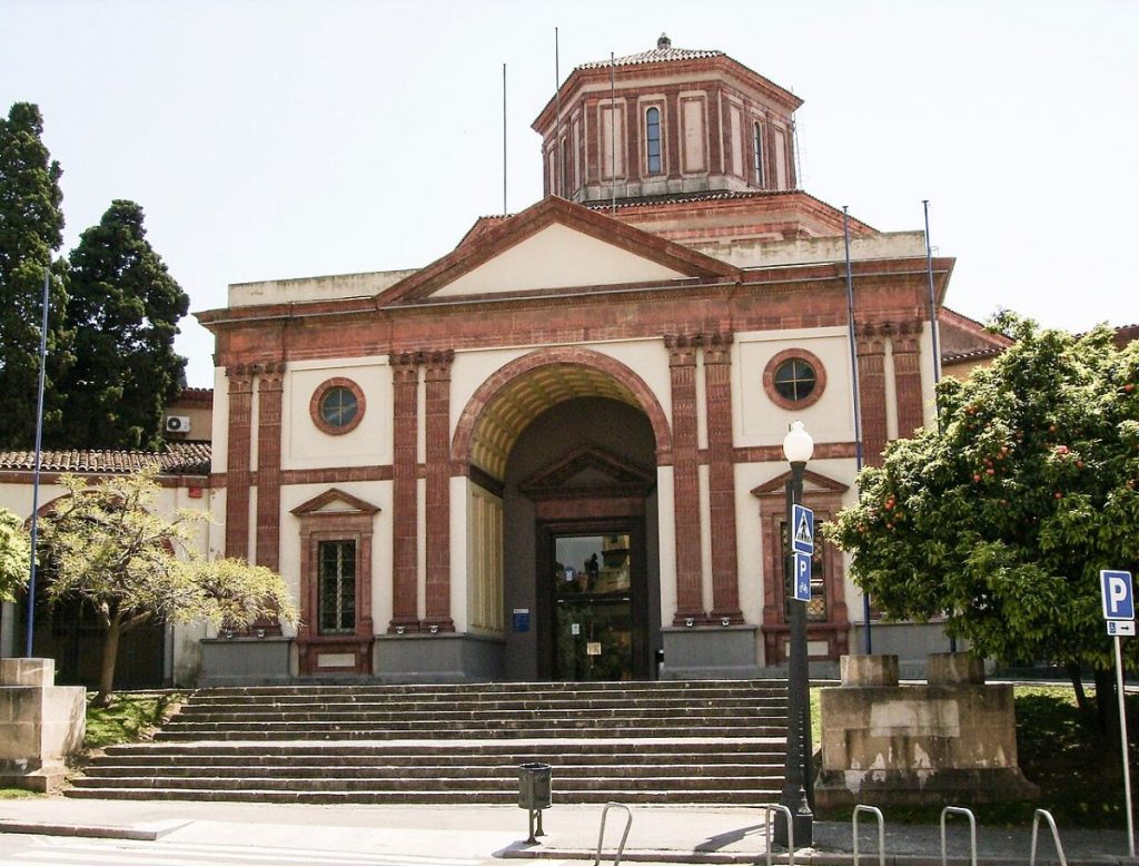 The exterior of the Catalan Museum of Archeology