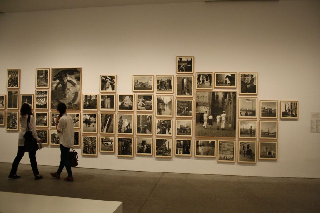 Two women looking at hidden gems at Reina Sofia. 