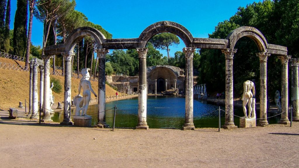 Villa Adriana in Italy. 