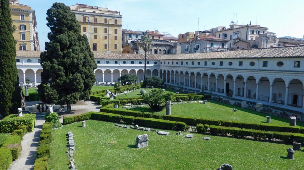 Baths of Diocletian in Italy. 